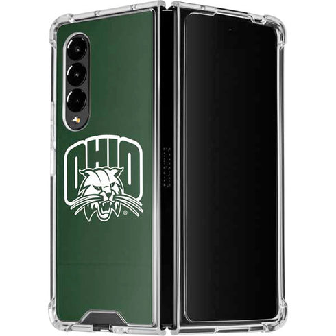 Ohio University Ohio University Outline Galaxy Z Fold4 5G Clear Case