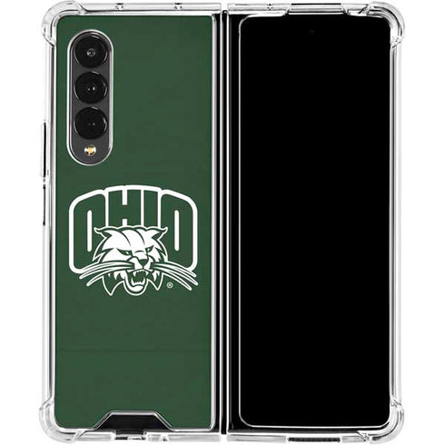 Ohio University Ohio University Outline Galaxy Z Fold4 5G Clear Case