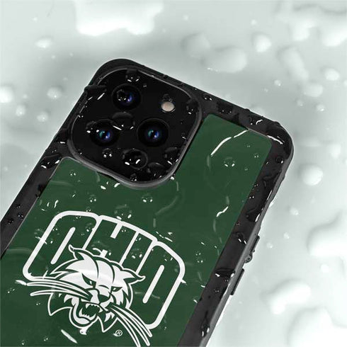 Ohio University Ohio University Outline iPhone 14 Pro Max Waterproof Case