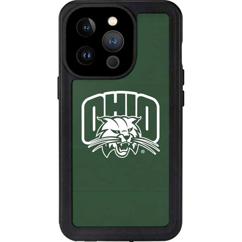 Ohio University Ohio University Outline iPhone 14 Pro Waterproof Case