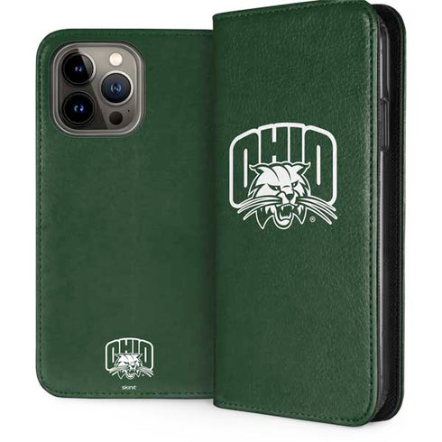 Ohio University Ohio University Outline iPhone 15 Pro Max Folio Case