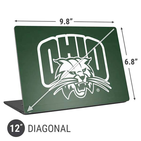 Ohio University Ohio University Outline Universal Laptop 12in (9.8 x 6.8in) Skin