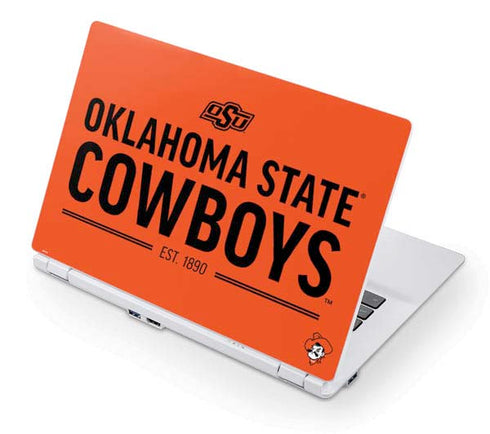 Oklahoma State University OK Cowboys Est 1890 Acer Chromebook Skin