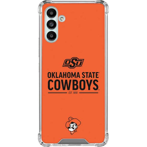 Oklahoma State University OK Cowboys Est 1890 Galaxy A13 5G Clear Case