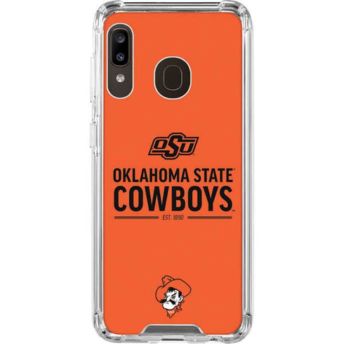 Oklahoma State University OK Cowboys Est 1890 Galaxy A30 Clear Case