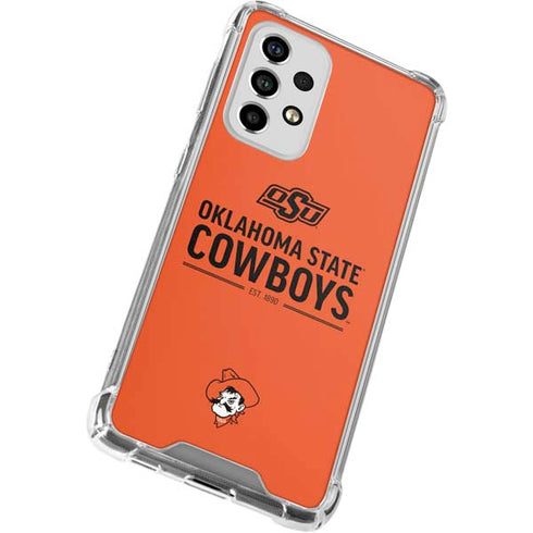 Oklahoma State University OK Cowboys Est 1890 Galaxy A53 5G Clear Case