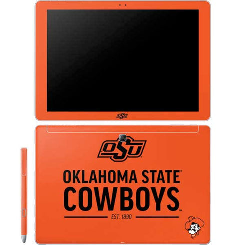 Oklahoma State University OK Cowboys Est 1890 Galaxy Book 12in Skin