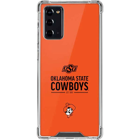 Oklahoma State University OK Cowboys Est 1890 Galaxy Note20 5G Clear Case