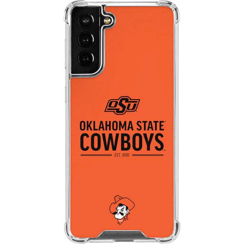 Oklahoma State University OK Cowboys Est 1890 Galaxy S21 FE Clear Case