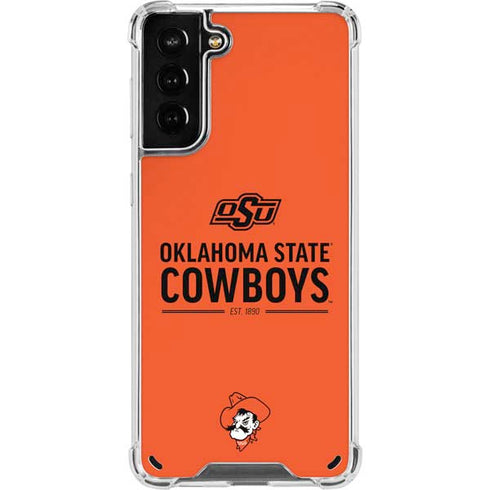 Oklahoma State University OK Cowboys Est 1890 Galaxy S21 Plus 5G Clear Case
