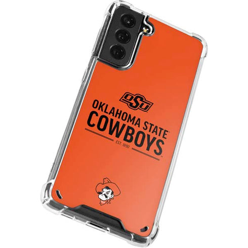 Oklahoma State University OK Cowboys Est 1890 Galaxy S21 Plus 5G Clear Case