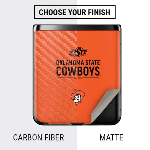Oklahoma State University OK Cowboys Est 1890 Galaxy Z Flip Skin