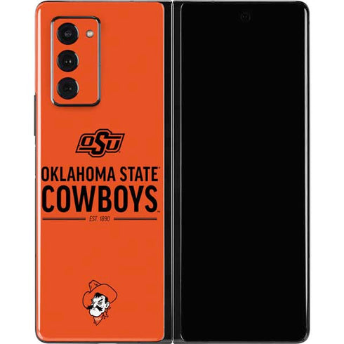 Oklahoma State University OK Cowboys Est 1890 Galaxy Z Fold2 5G Skin