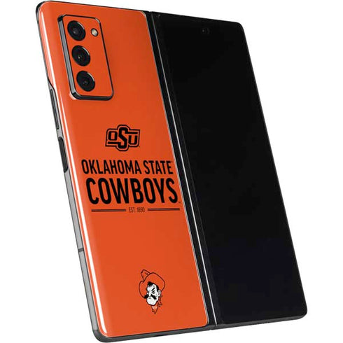 Oklahoma State University OK Cowboys Est 1890 Galaxy Z Fold2 5G Skin