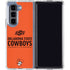 Oklahoma State University OK Cowboys Est 1890 Galaxy Z Fold5 5G Clear Case