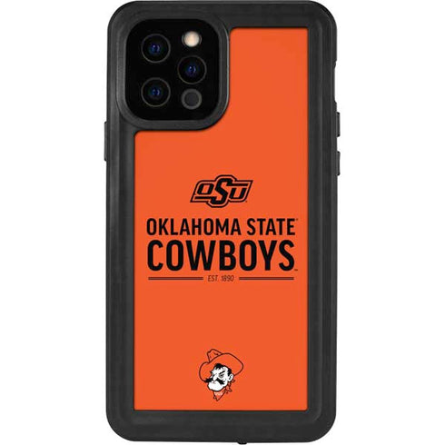 Oklahoma State University OK Cowboys Est 1890 iPhone 12 Pro Waterproof Case