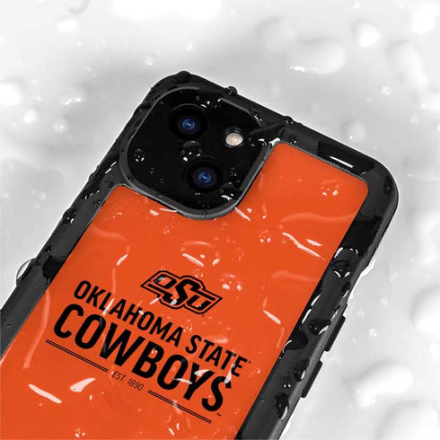 Oklahoma State University OK Cowboys Est 1890 iPhone 13 Mini Waterproof Case