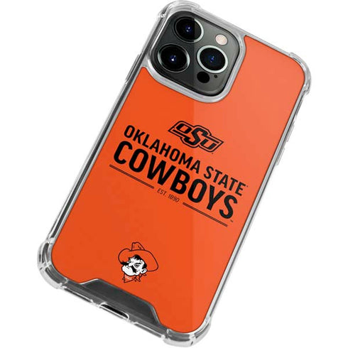 Oklahoma State University OK Cowboys Est 1890 iPhone 13 Pro Max Clear Case