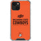 Oklahoma State University OK Cowboys Est 1890 iPhone 14 Plus Clear Case
