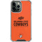 Oklahoma State University OK Cowboys Est 1890 iPhone 14 Pro Max Clear Case