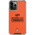 Oklahoma State University OK Cowboys Est 1890 iPhone 14 Pro Max Clear Case