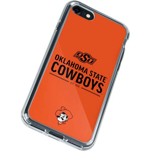 Oklahoma State University OK Cowboys Est 1890 iPhone SE (2nd & 3rd Gen) Clear Case