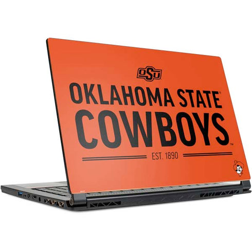Oklahoma State University OK Cowboys Est 1890 MSI GS65 Stealth Laptop Skin
