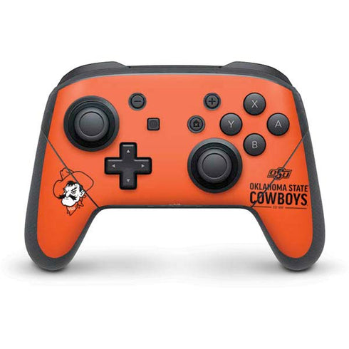 Oklahoma State University OK Cowboys Est 1890 Nintendo Switch Pro Controller Skin
