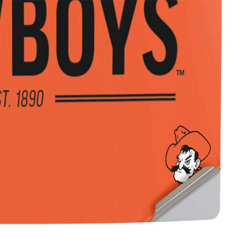 Oklahoma State University OK Cowboys Est 1890 PS5 Console Skin