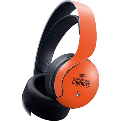 Oklahoma State University OK Cowboys Est 1890 PULSE 3D Wireless Headset for PS5 Skin