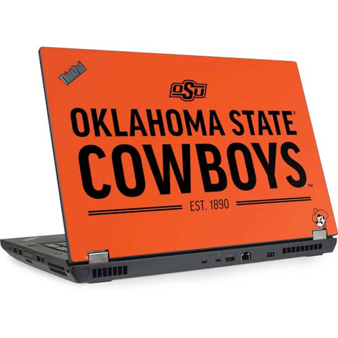 Oklahoma State University OK Cowboys Est 1890 Lenovo ThinkPad Skin