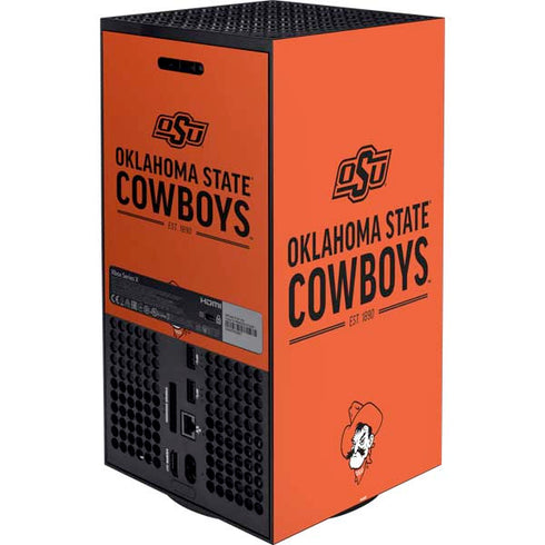 Oklahoma State University OK Cowboys Est 1890 Xbox Series X Bundle Skin