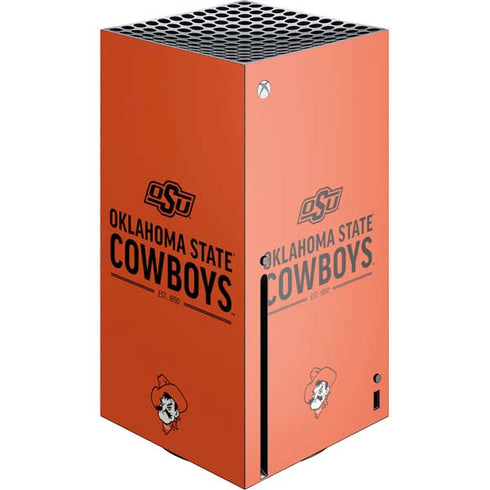 Oklahoma State University OK Cowboys Est 1890 Xbox Series X Console Skin