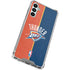 NBA OKC Thunder Split Galaxy A15 5G Clear Case