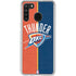 NBA OKC Thunder Split Galaxy A21 Clear Case