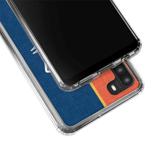 NBA OKC Thunder Split Galaxy A21 Clear Case
