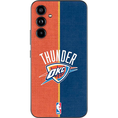 NBA OKC Thunder Split Galaxy A54 5G Skin