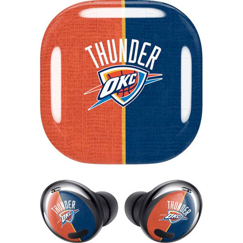 NBA OKC Thunder Split Galaxy Buds Pro Skin