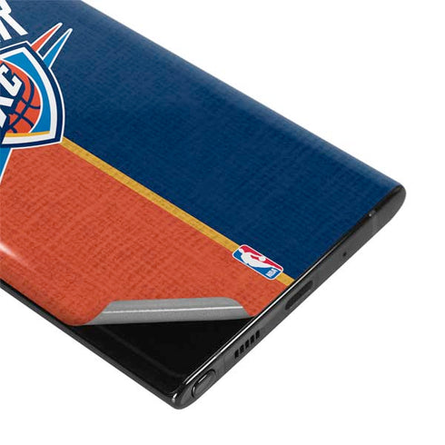 NBA OKC Thunder Split Galaxy Note 10 Plus Skin