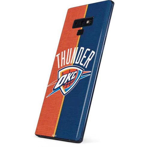 NBA OKC Thunder Split Galaxy Note 9 Skin