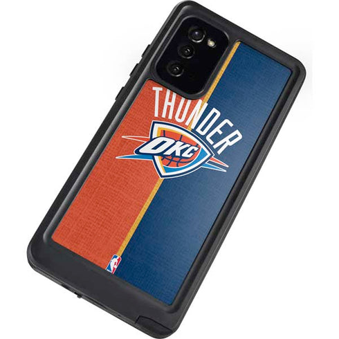 NBA OKC Thunder Split Galaxy Note20 5G Waterproof Case