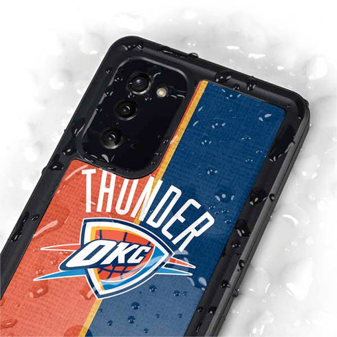 NBA OKC Thunder Split Galaxy Note20 5G Waterproof Case