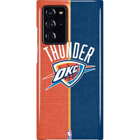 NBA OKC Thunder Split Galaxy Note20 Ultra 5G Lite Case