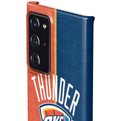 NBA OKC Thunder Split Galaxy Note20 Ultra 5G Lite Case