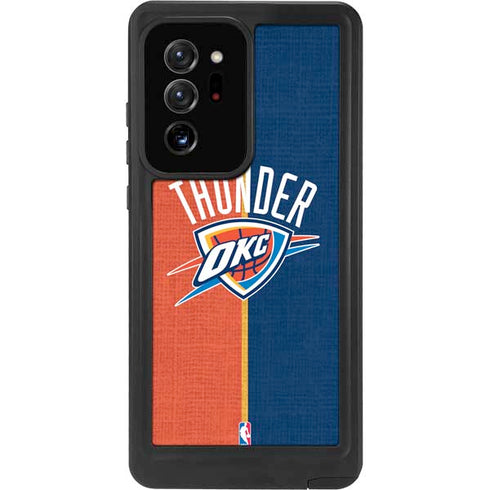 NBA OKC Thunder Split Galaxy Note20 Ultra 5G Waterproof Case