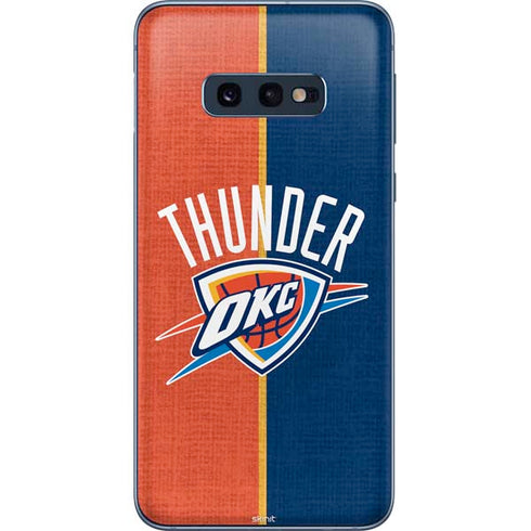 NBA OKC Thunder Split Galaxy S10e Skin