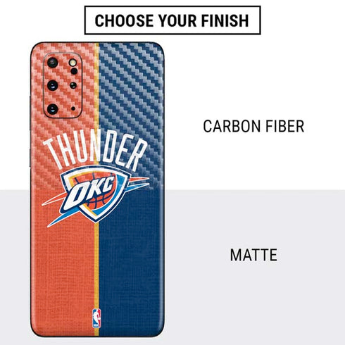 NBA OKC Thunder Split Galaxy S20 Plus Skin