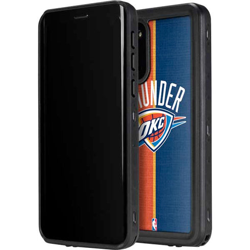 NBA OKC Thunder Split Galaxy S20 Plus Waterproof Case