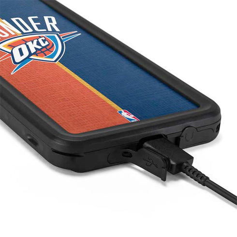 NBA OKC Thunder Split Galaxy S20 Plus Waterproof Case