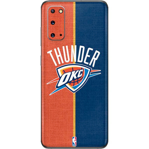 NBA OKC Thunder Split Galaxy S20 Skin